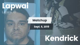 Matchup: Lapwai vs. Kendrick 2019