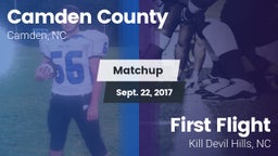 Matchup: Camden County vs. First Flight  2017