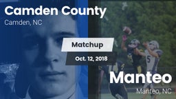 Matchup: Camden County vs. Manteo  2018