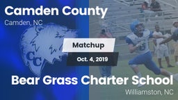 Matchup: Camden County vs. Bear Grass Charter School 2019