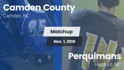 Matchup: Camden County vs. Perquimans  2019