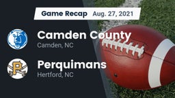 Recap: Camden County  vs. Perquimans  2021