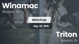 Matchup: Winamac vs. Triton  2016