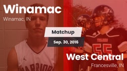 Matchup: Winamac vs. West Central  2016