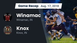 Recap: Winamac  vs. Knox  2018