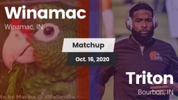 Matchup: Winamac vs. Triton  2020