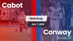 Matchup: Cabot vs. Conway  2016