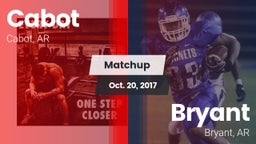 Matchup: Cabot vs. Bryant  2017