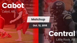 Matchup: Cabot vs. Central  2018