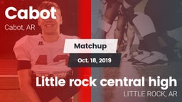 Matchup: Cabot vs. Little rock central high 2019