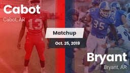 Matchup: Cabot vs. Bryant  2019