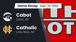 Recap: Cabot  vs. Catholic  2020