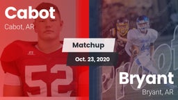 Matchup: Cabot vs. Bryant  2020