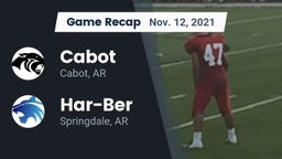 Recap: Cabot  vs. Har-Ber  2021