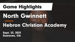 North Gwinnett  vs Hebron Christian Academy  Game Highlights - Sept. 23, 2023