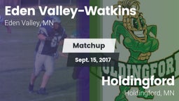 Matchup: Eden Valley-Watkins vs. Holdingford  2017