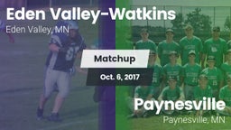Matchup: Eden Valley-Watkins vs. Paynesville  2017