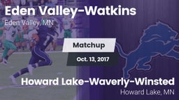 Matchup: Eden Valley-Watkins vs. Howard Lake-Waverly-Winsted  2017