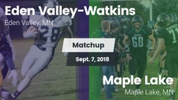 Matchup: Eden Valley-Watkins vs. Maple Lake  2018