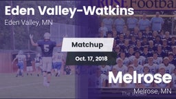 Matchup: Eden Valley-Watkins vs. Melrose  2018