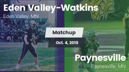 Matchup: Eden Valley-Watkins vs. Paynesville  2019