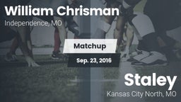 Matchup: William Chrisman HS vs. Staley  2016