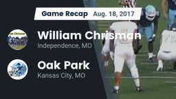Recap: William Chrisman  vs. Oak Park  2017