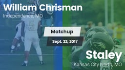 Matchup: William Chrisman HS vs. Staley  2017