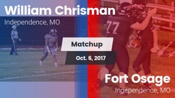 Matchup: William Chrisman HS vs. Fort Osage  2017