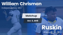 Matchup: William Chrisman HS vs. Ruskin  2018