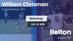 Matchup: William Chrisman HS vs. Belton  2018