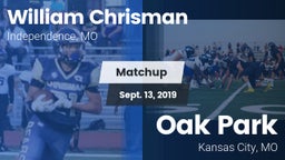 Matchup: William Chrisman HS vs. Oak Park  2019