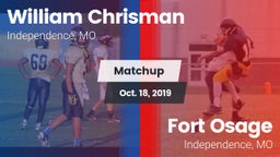 Matchup: William Chrisman HS vs. Fort Osage  2019