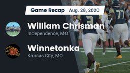 Recap: William Chrisman  vs. Winnetonka  2020