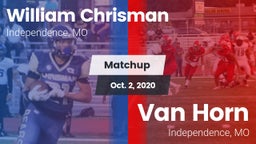 Matchup: William Chrisman HS vs. Van Horn  2020