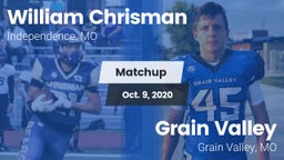 Matchup: William Chrisman HS vs. Grain Valley  2020