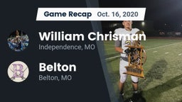 Recap: William Chrisman  vs. Belton  2020