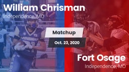 Matchup: William Chrisman HS vs. Fort Osage  2020