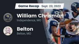 Recap: William Chrisman  vs. Belton  2022