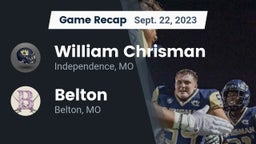 Recap: William Chrisman  vs. Belton  2023