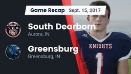 Recap: South Dearborn  vs. Greensburg  2017