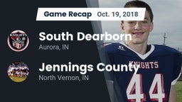 Recap: South Dearborn  vs. Jennings County  2018