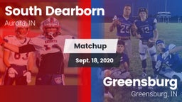 Matchup: South Dearborn vs. Greensburg  2020