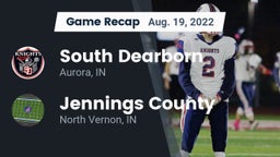 Recap: South Dearborn  vs. Jennings County  2022