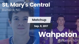 Matchup: St. Mary's Central vs. Wahpeton  2017