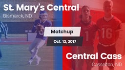 Matchup: St. Mary's Central vs. Central Cass  2017