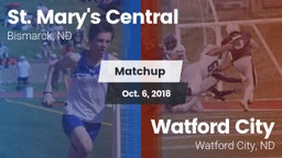 Matchup: St. Mary's Central vs. Watford City  2018