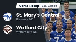 Recap: St. Mary's Central  vs. Watford City  2018