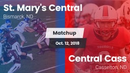 Matchup: St. Mary's Central vs. Central Cass  2018