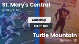 Matchup: St. Mary's Central vs. Turtle Mountain  2018